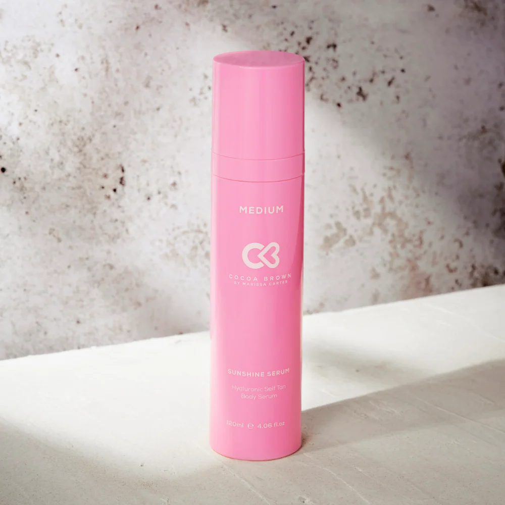 Cocoa Brown Sunshine Serum Hyaluronic Self Tan Body Medium 120ml - Image 4