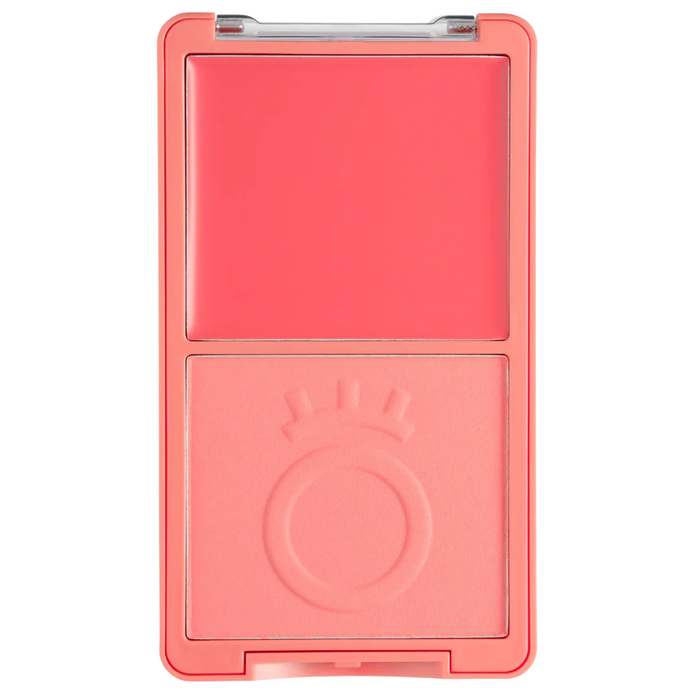 Collection Cosmetics Duo Blush Cream & Powder 2 Colour Makeup Palette - Image 2