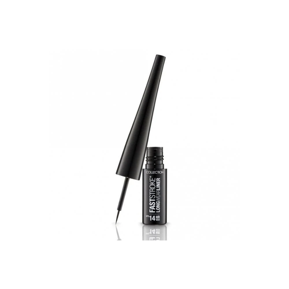 Collection Cosmetics Fast Stroke Long Wear Eyeliner 4ml - Image 4