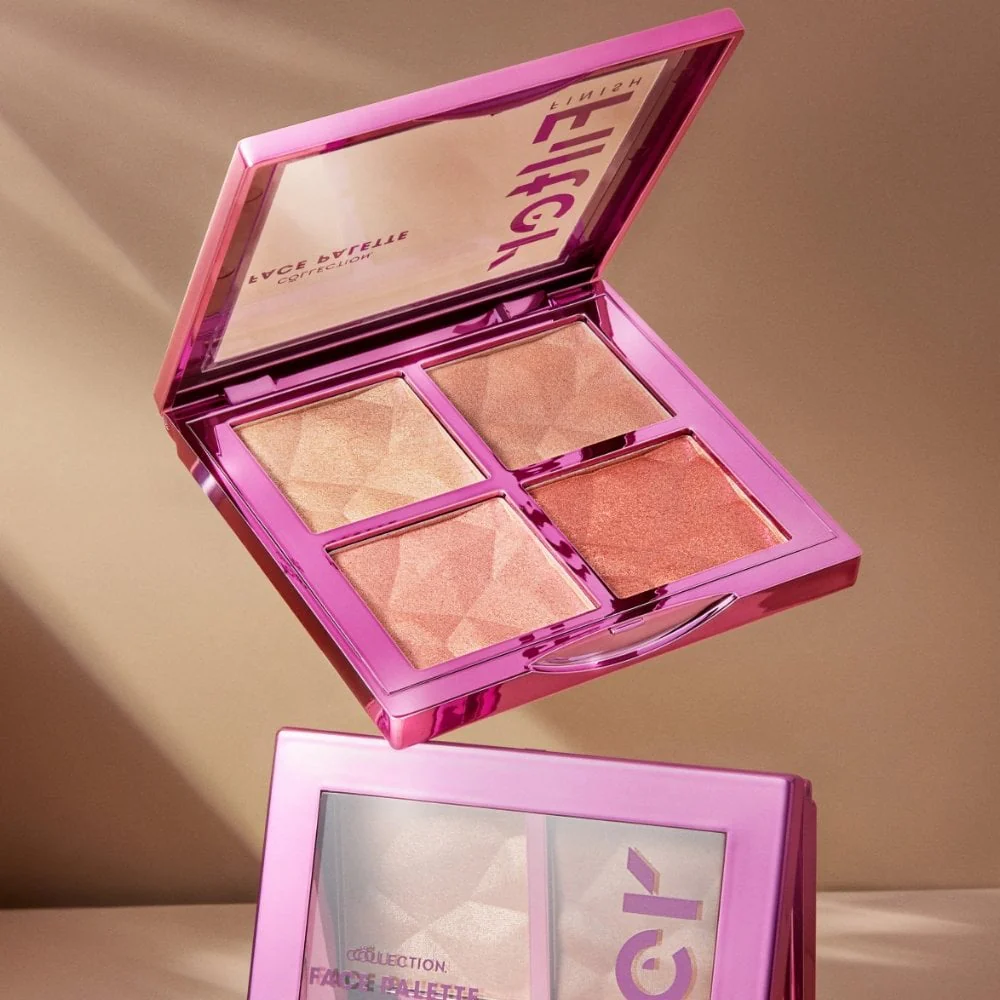Collection Cosmetics Filter Finish Glow Up 4 Colour Face Makeup Palette - Image 4