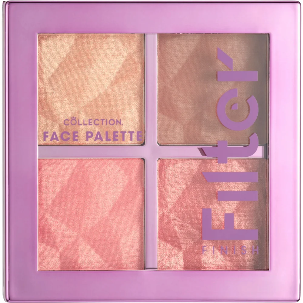 Collection Cosmetics Filter Finish Glow Up 4 Colour Face Makeup Palette - Image 5