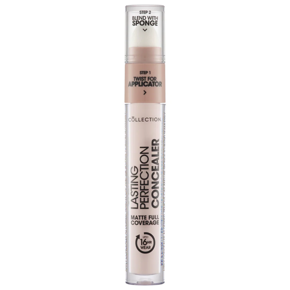 Collection Cosmetics Lasting Perfection Matte Full Coverage Concealer 3.5ml - Image 2