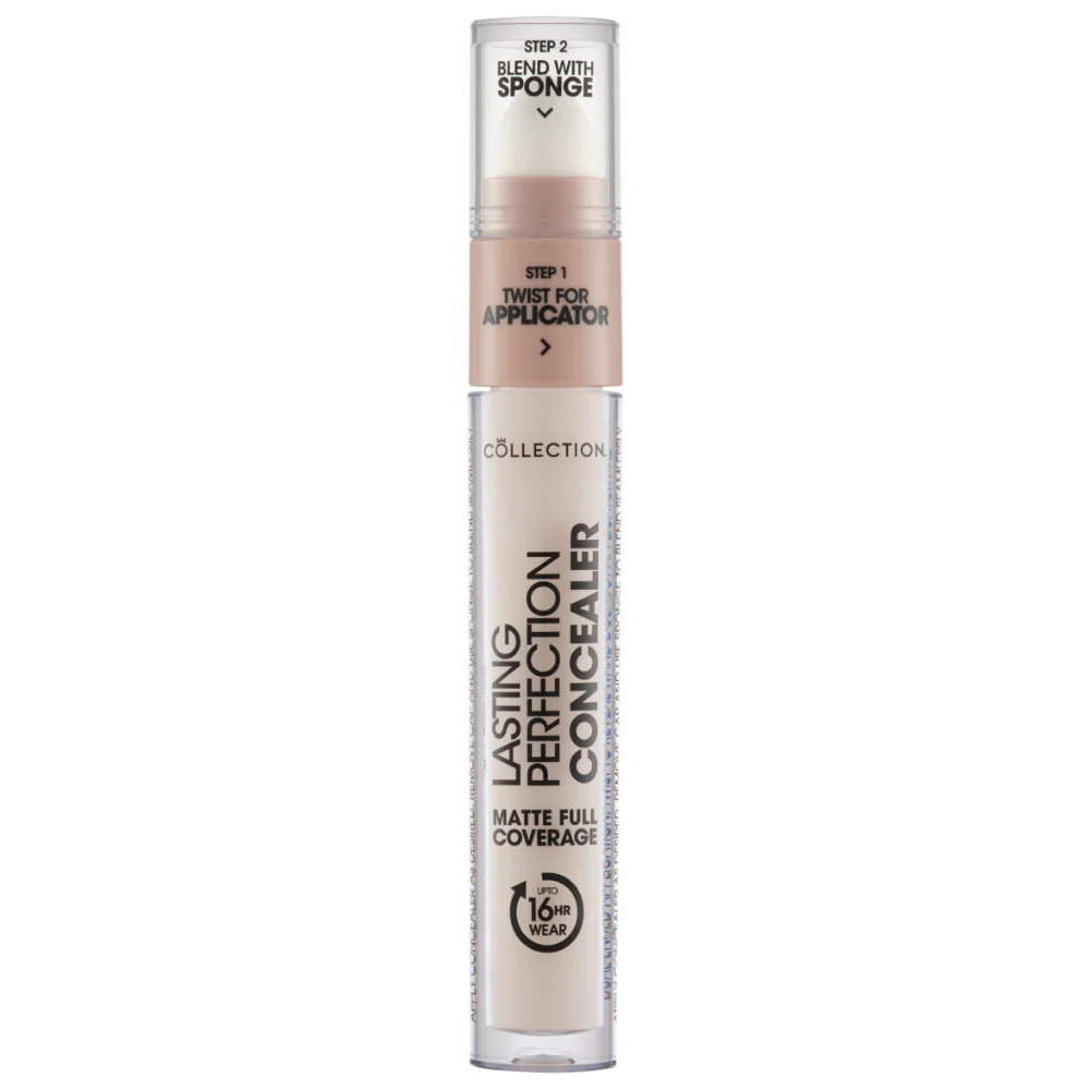 Collection Cosmetics Lasting Perfection Matte Full Coverage Concealer 3.5ml - Image 3