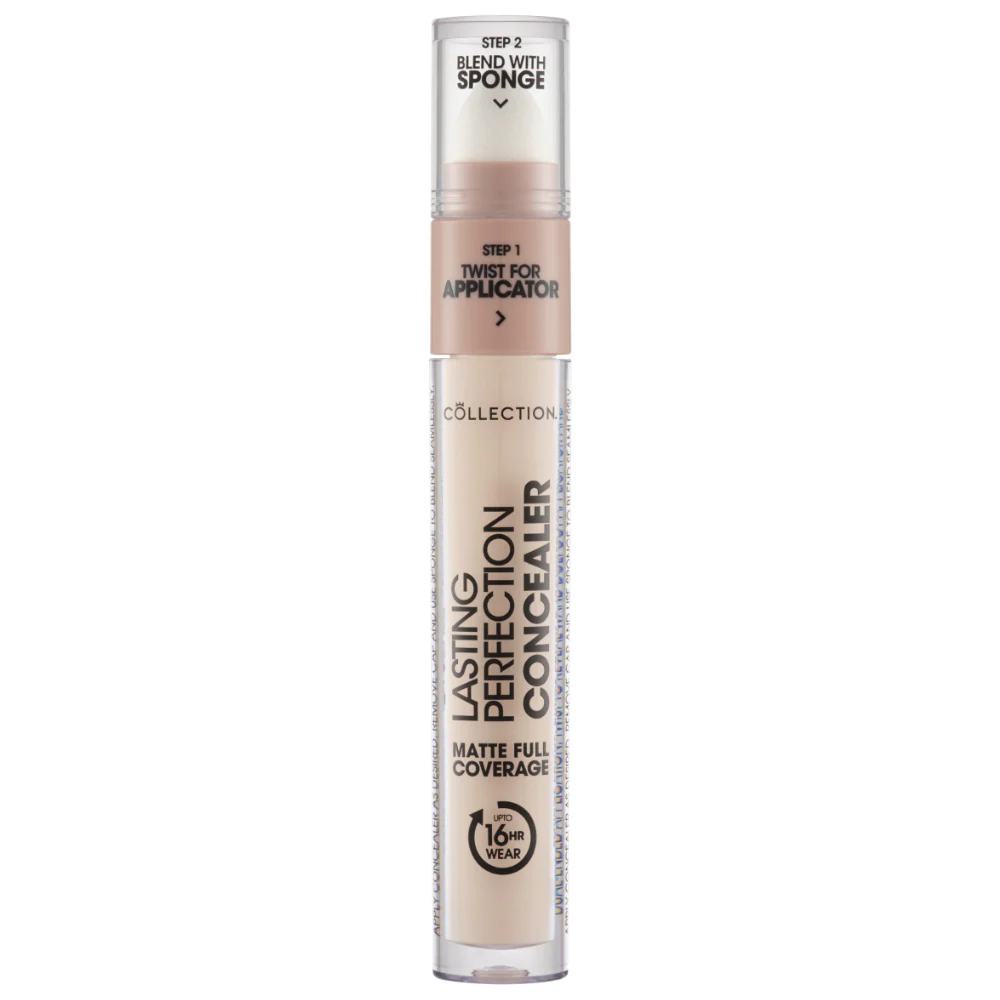 Collection Cosmetics Lasting Perfection Matte Full Coverage Concealer 3.5ml - Image 4