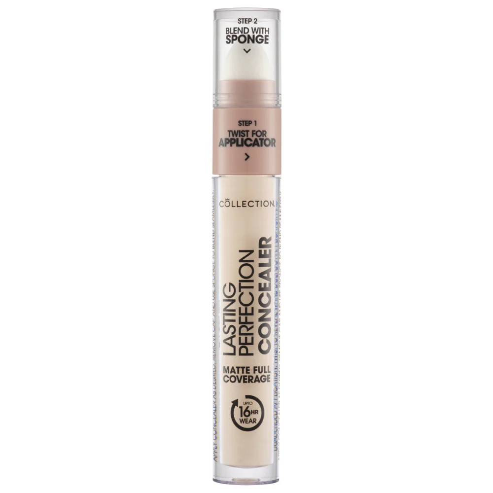 Collection Cosmetics Lasting Perfection Matte Full Coverage Concealer 3.5ml - Image 7