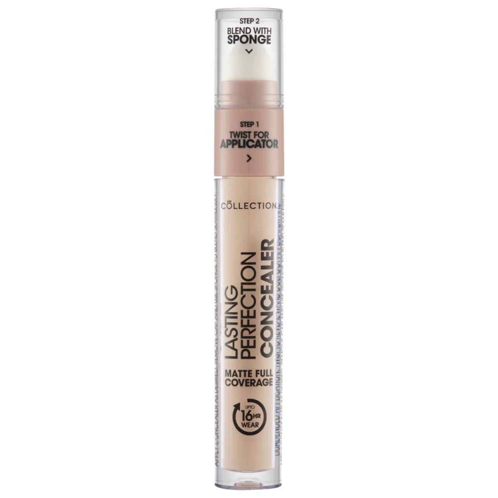 Collection Cosmetics Lasting Perfection Matte Full Coverage Concealer 3.5ml - Image 8