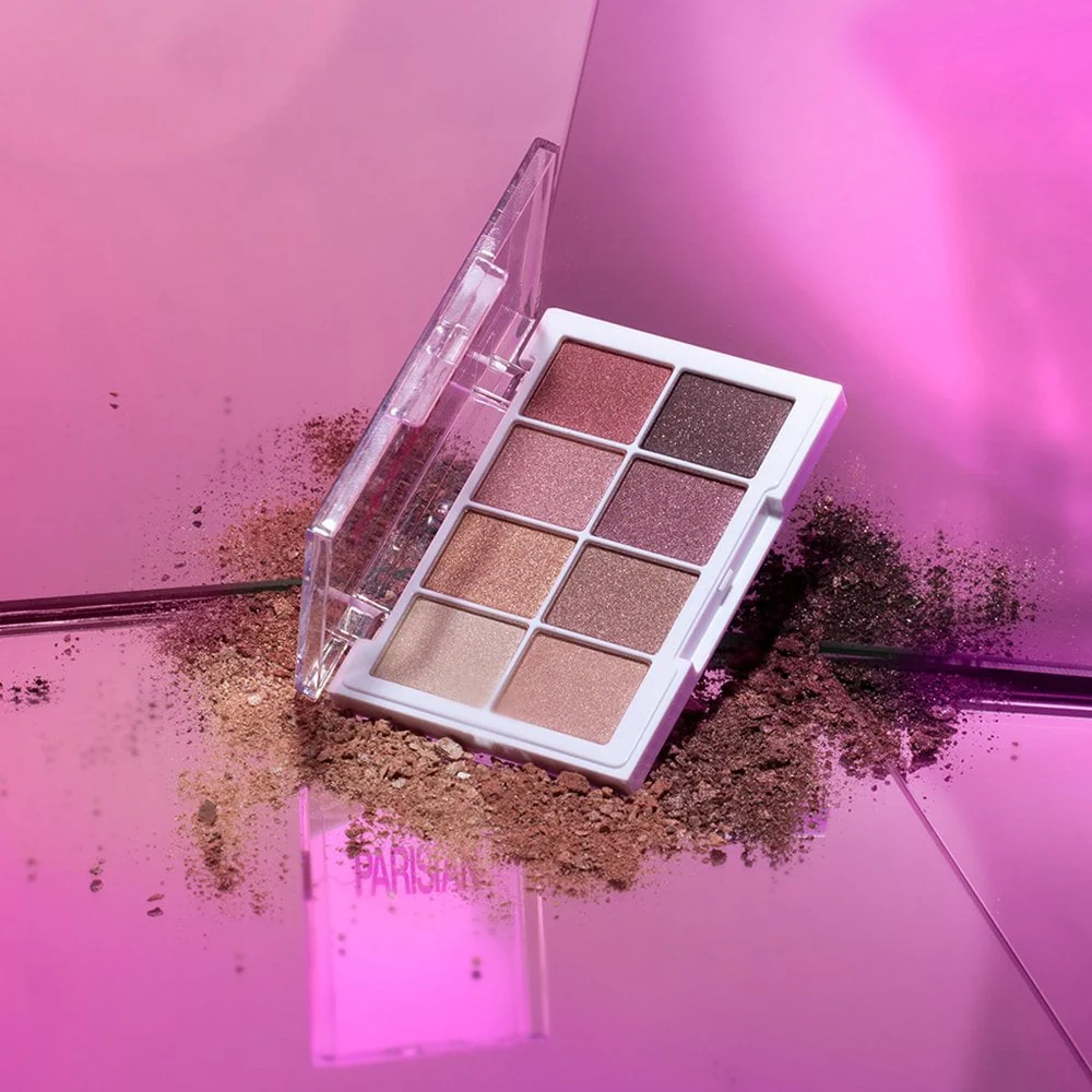 Collection Cosmetics Parisian Pinks 8 Colour Eyeshadow Palette - Image 4