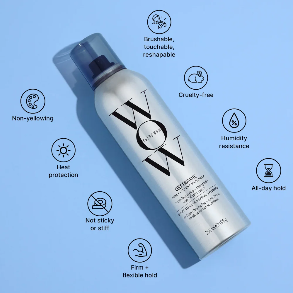 Color Wow Cult Favourite Firm + Flexible Hairspray 250ml - Image 4
