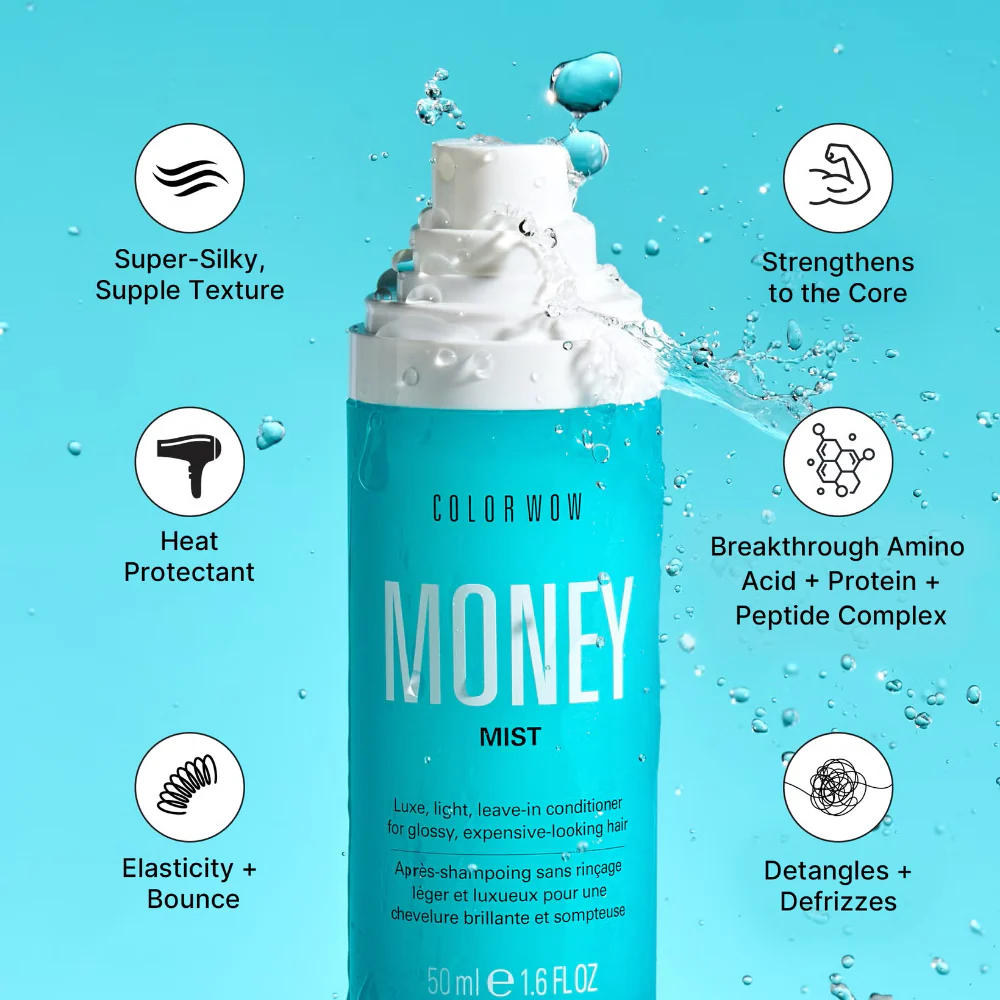 Color Wow Money Mist Luxe Light Leave-In Conditioner Mist 50ml - Image 3