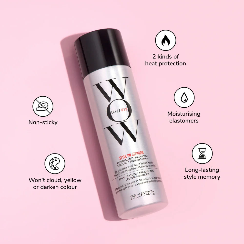 Color Wow Style On Steroids Performance Enhancing Hairspray 250ml - Image 3