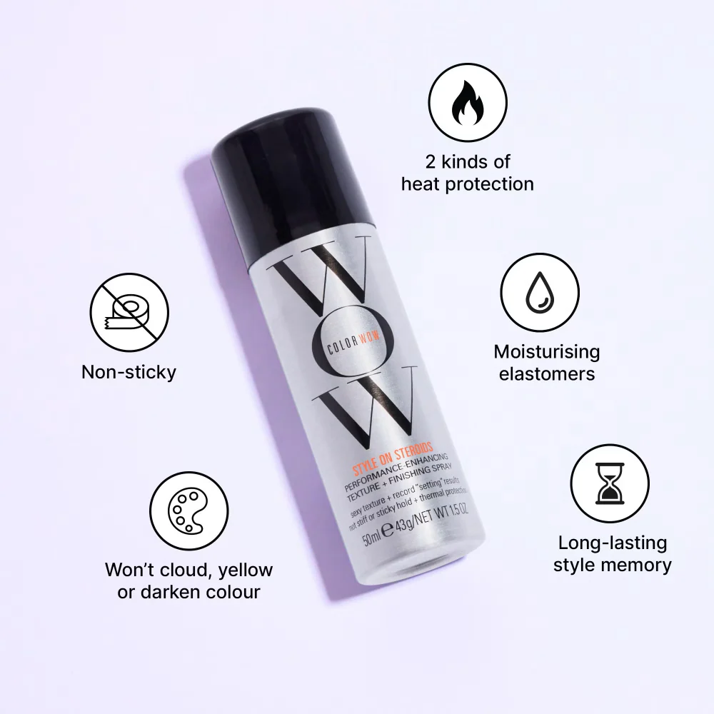 Color Wow Style On Steroids Performance Enhancing Hairspray 50ml - Image 2