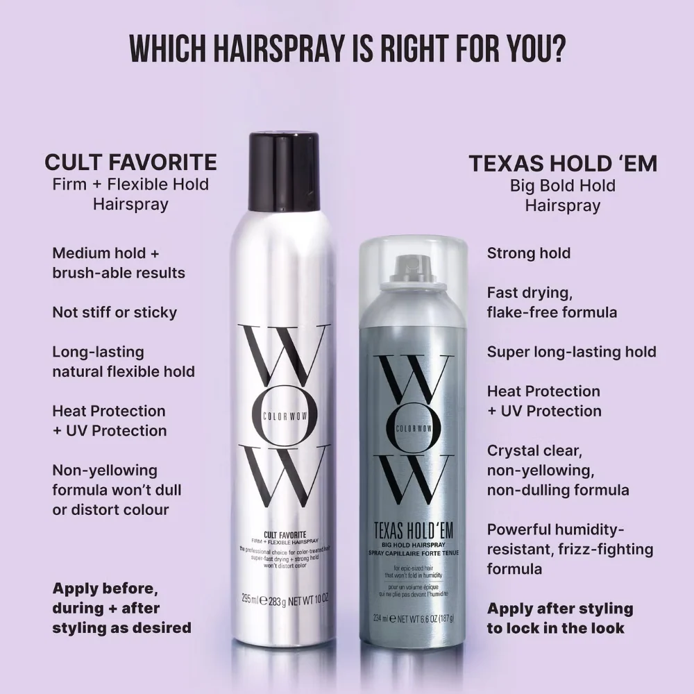 Color Wow Texas Hold 'Em Big Hold Hairspray 234ml - Image 6