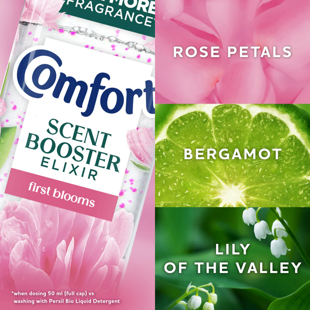 Comfort Botanical Freshness First Blooms Scent Booster Elixir 20 Washes 342ml - Image 3