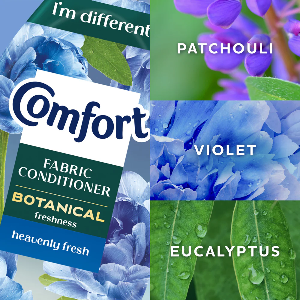 Comfort Botanical Freshness Heavenly Fresh Fabric Conditioner 64 Washes 960ml - Image 3