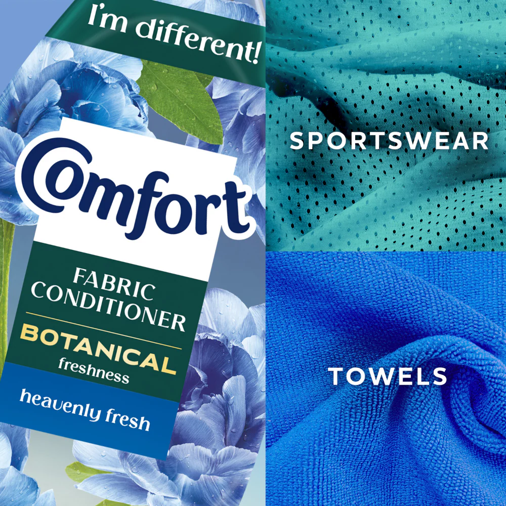 Comfort Botanical Freshness Heavenly Fresh Fabric Conditioner 64 Washes 960ml - Image 4