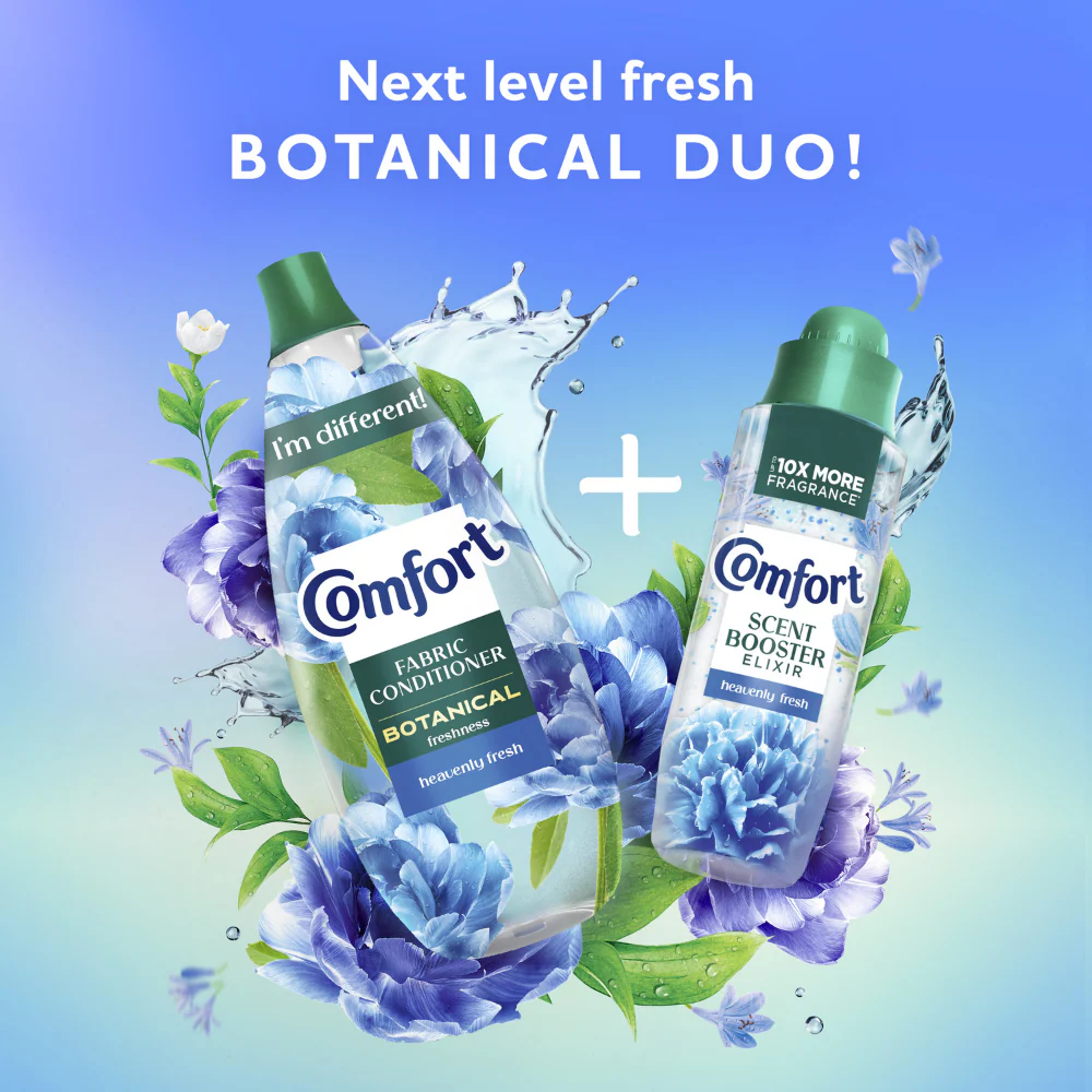 Comfort Botanical Freshness Heavenly Fresh Scent Booster Elixir 20 Washes 342ml - Image 6