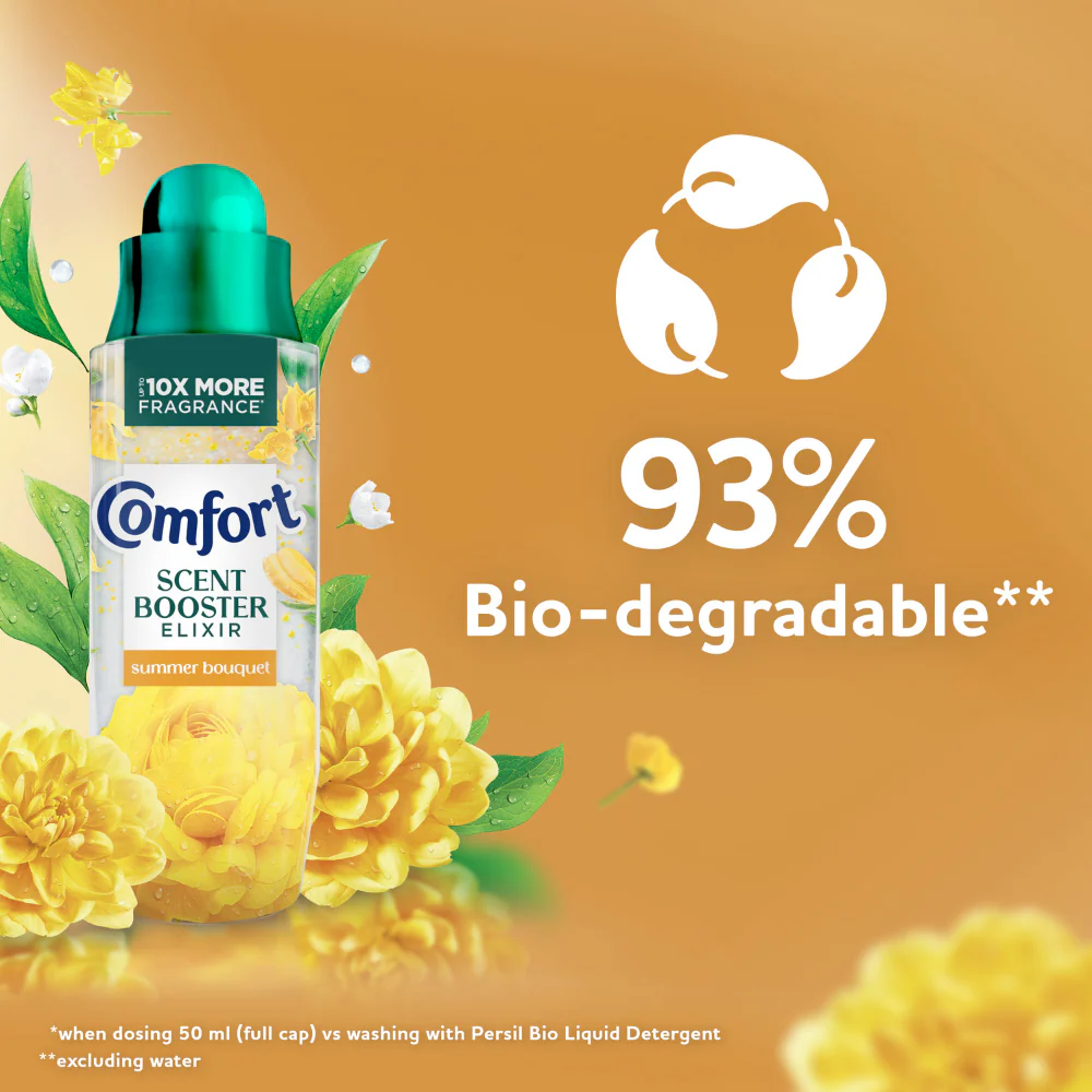 Comfort Botanical Freshness Summer Bouquet Scent Booster Elixir 20 Washes 342ml - Image 4