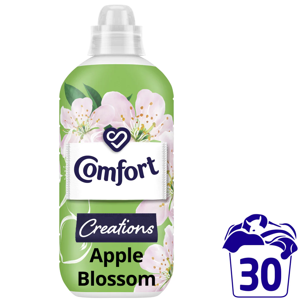 Comfort Creations Apple Blossom Fabric Conditioner 30 Washes 900ml - Image 2
