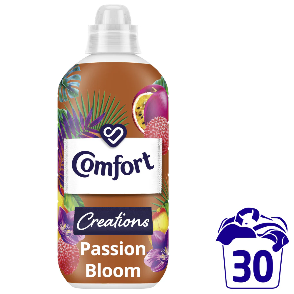 Comfort Creations Passion Bloom Fabric Conditioner 30 Washes 900ml - Image 2