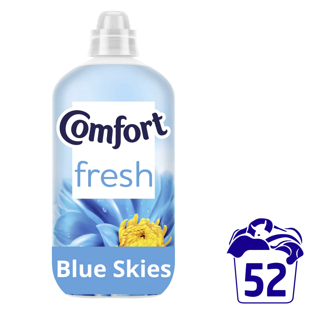 Comfort Fresh Blue Skies Fabric Conditioner 52 Washes 1560ml - Image 2