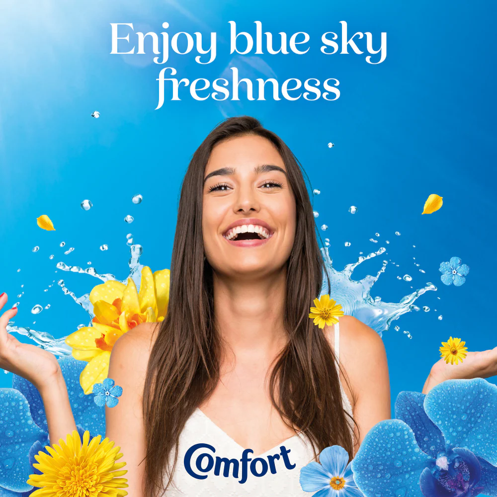 Comfort Fresh Blue Skies Fabric Conditioner 52 Washes 1560ml - Image 5