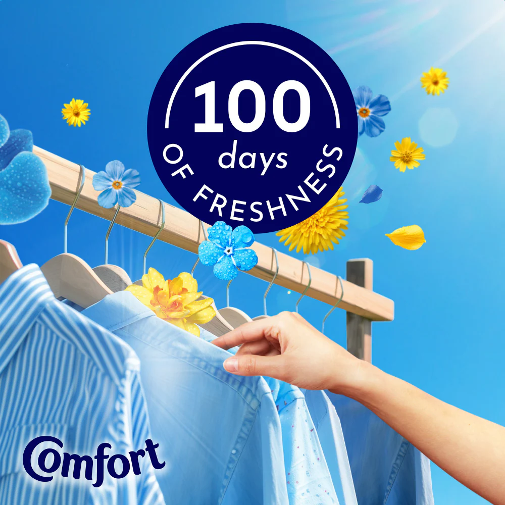 Comfort Fresh Blue Skies Fabric Conditioner 52 Washes 1560ml - Image 6
