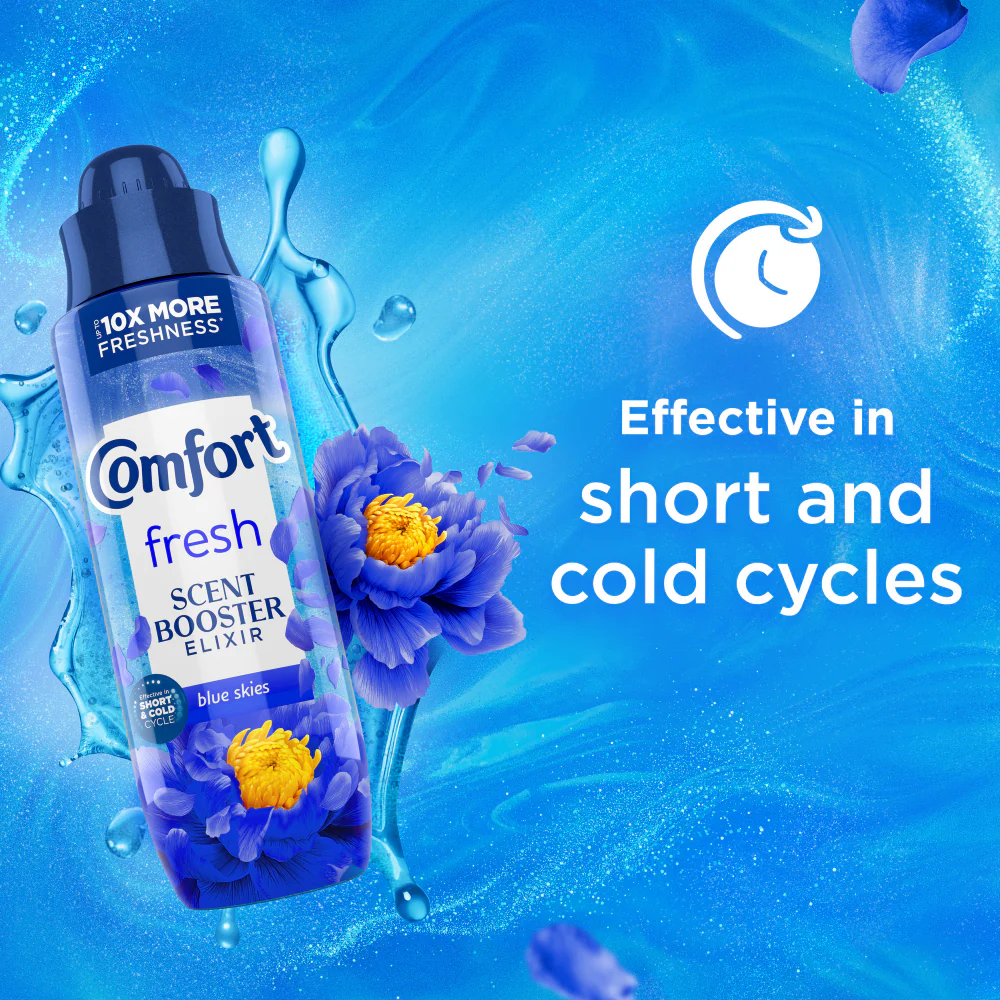 Comfort Fresh Blue Skies Scent Booster Elixir 20 Washes 460ml - Image 7