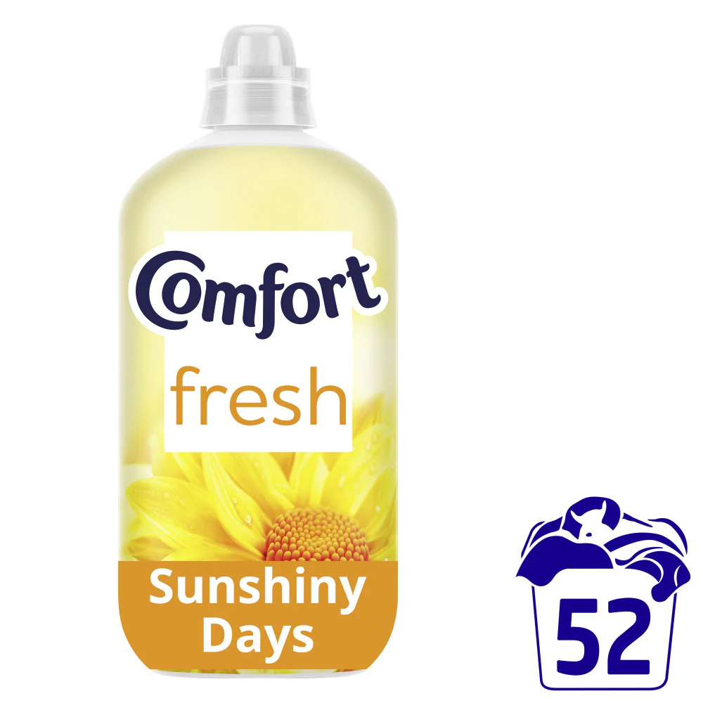 Comfort Fresh Sunshiny Days Fabric Conditioner 52 Washes 1560ml - Image 2