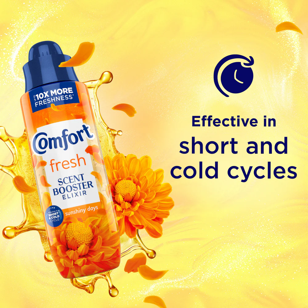 Comfort Fresh Sunshiny Days Scent Booster Elixir 20 Washes 460ml - Image 3