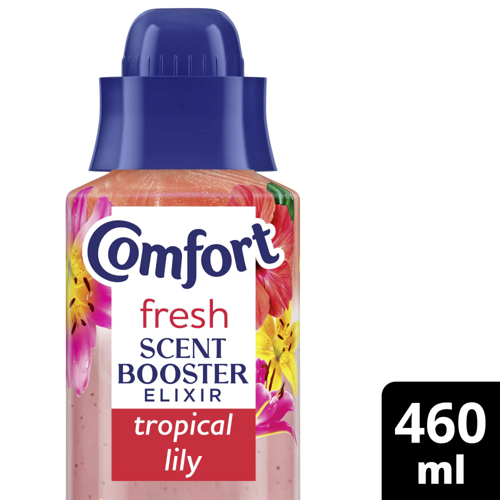 Comfort Fresh Tropical Lily Scent Booster Elixir 20 Washes 460ml - Image 2