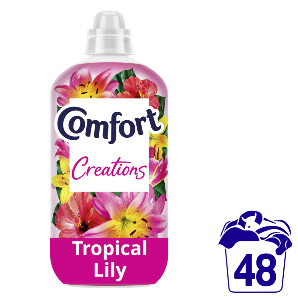 Comfort Perfume Creations Tropical Lily Fabric Conditioner 48 Washes 1440ml - Image 2