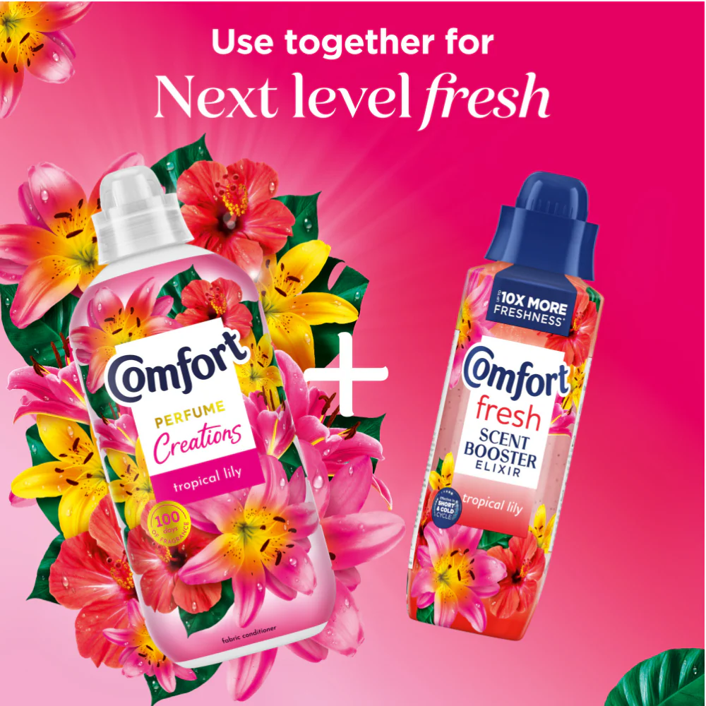 Comfort Perfume Creations Tropical Lily Fabric Conditioner 48 Washes 1440ml - Image 5