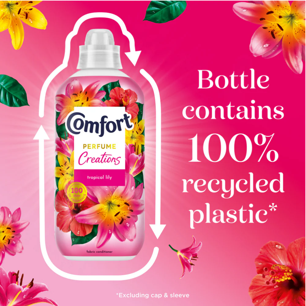 Comfort Perfume Creations Tropical Lily Fabric Conditioner 48 Washes 1440ml - Image 7