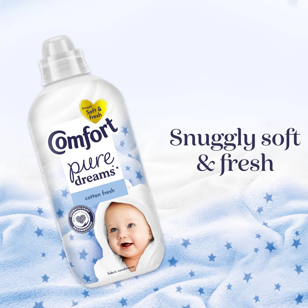 Comfort Pure Dreams Cotton Fresh Fabric Conditioner 48 Washes 1440ml - Image 3