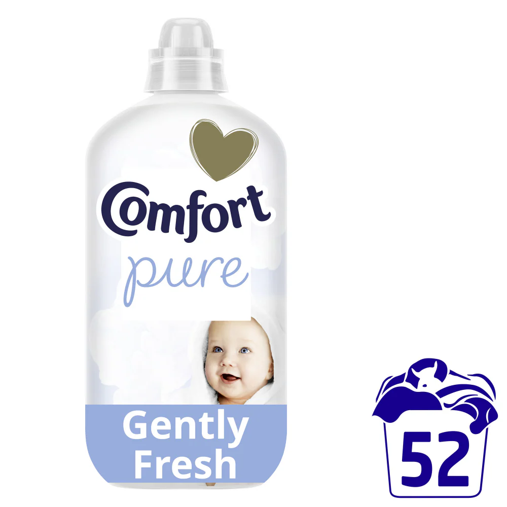 Comfort Pure Gently Fresh Fabric Conditioner 52 Washes 1560ml - Image 2