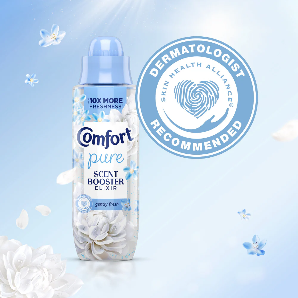 Comfort Pure Gently Fresh Scent Booster Elixir 20 Washes 460ml - Image 4