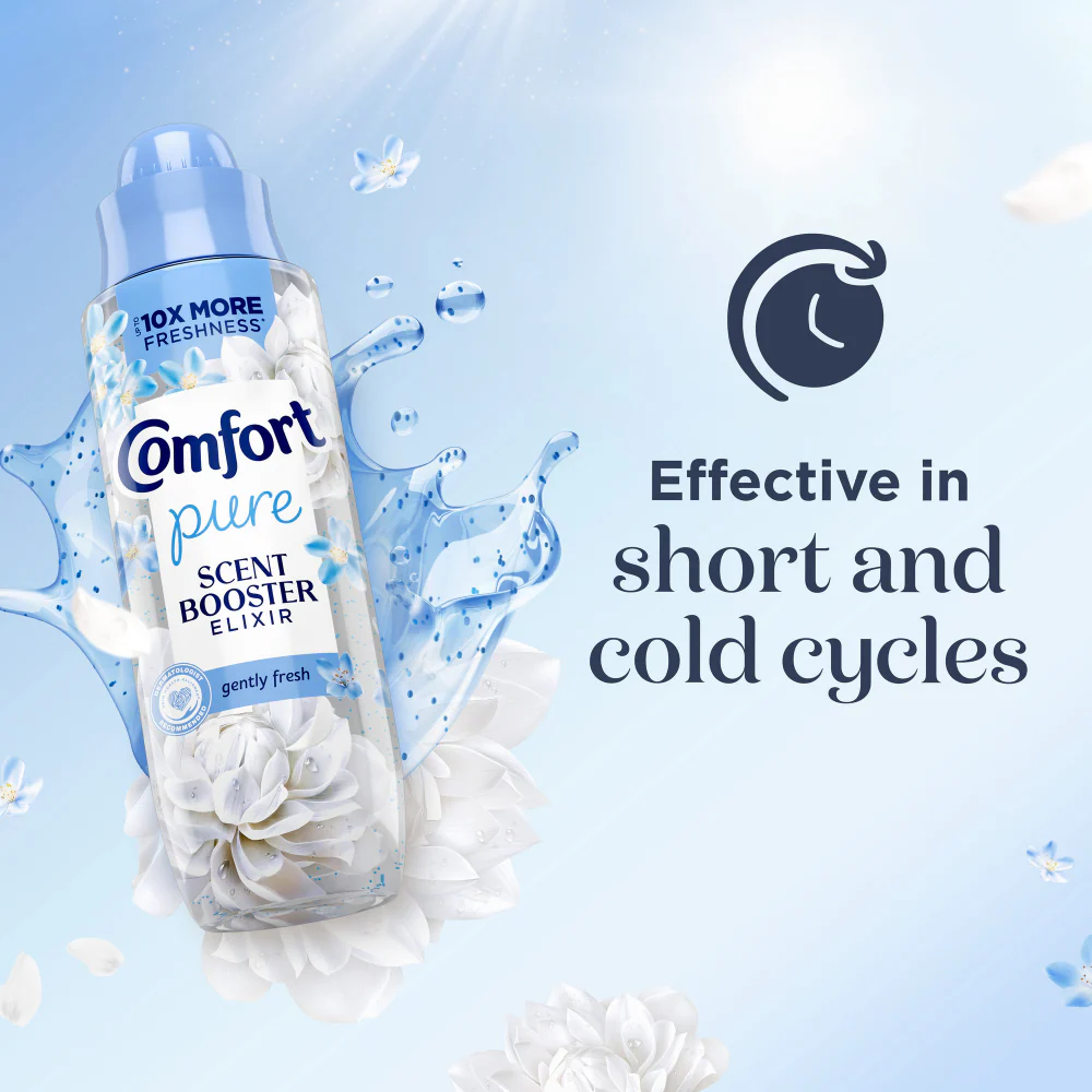 Comfort Pure Gently Fresh Scent Booster Elixir 20 Washes 460ml - Image 5