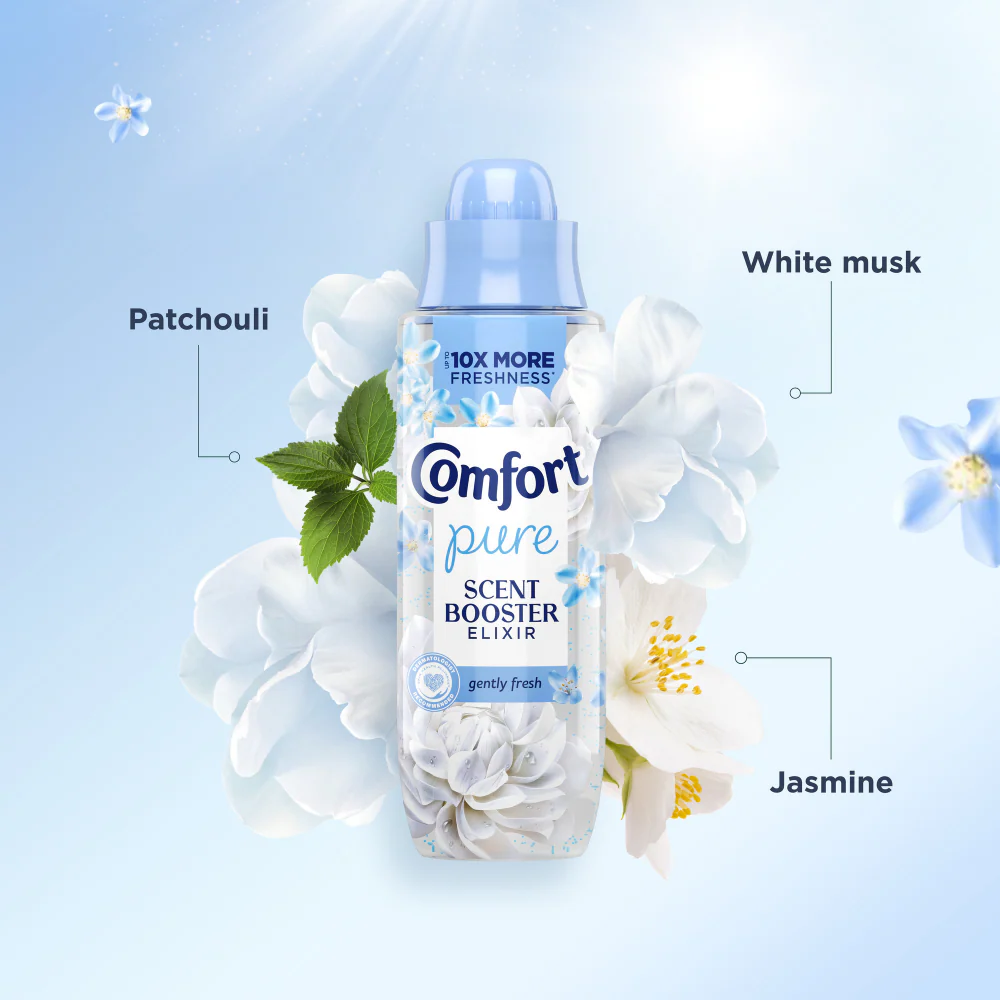 Comfort Pure Gently Fresh Scent Booster Elixir 20 Washes 460ml - Image 7