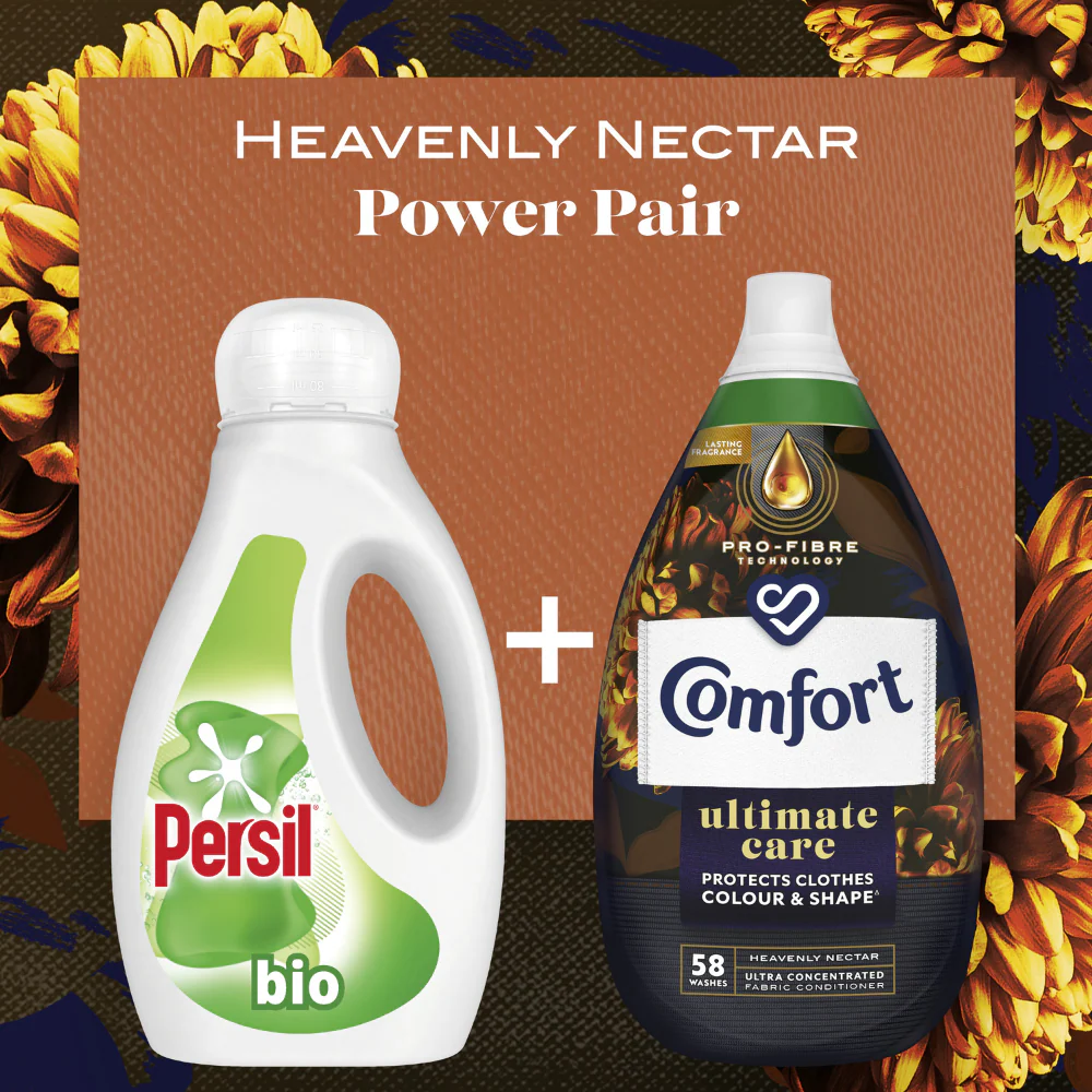 Comfort Ultimate Care Heavenly Nectar Ultra-Concentrated Fabric Conditioner 58 Washes 870ml - Image 4
