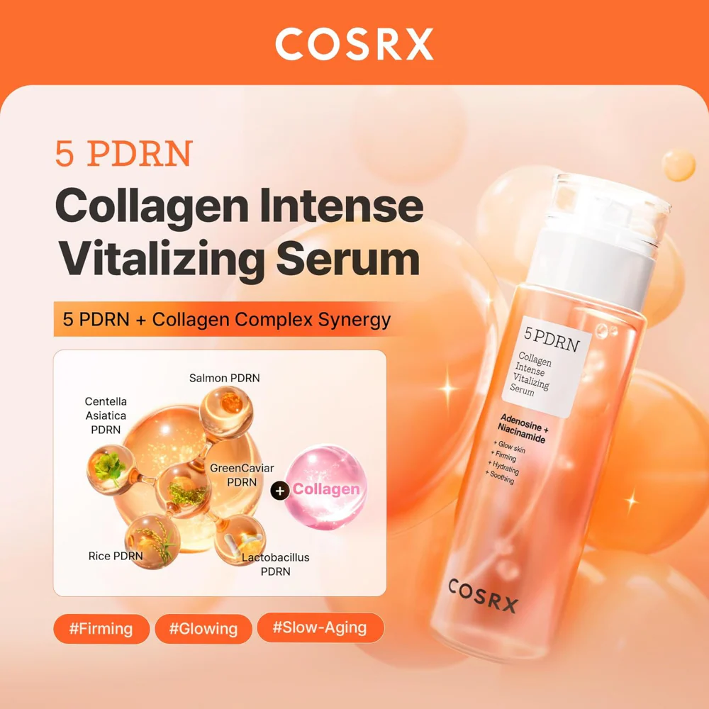 CosRx 5 PDRN Collagen Intense Vitalising Serum 100ml - Image 3