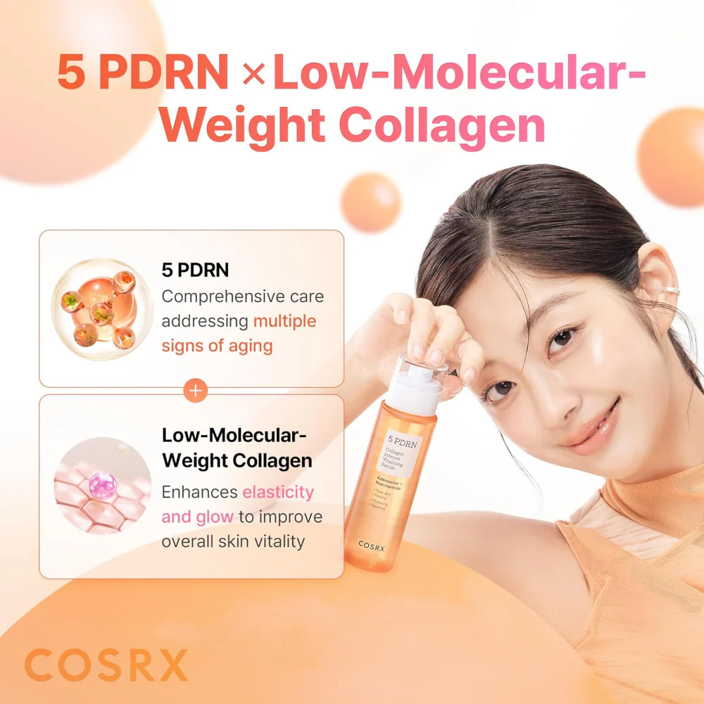 CosRx 5 PDRN Collagen Intense Vitalising Serum 100ml - Image 5