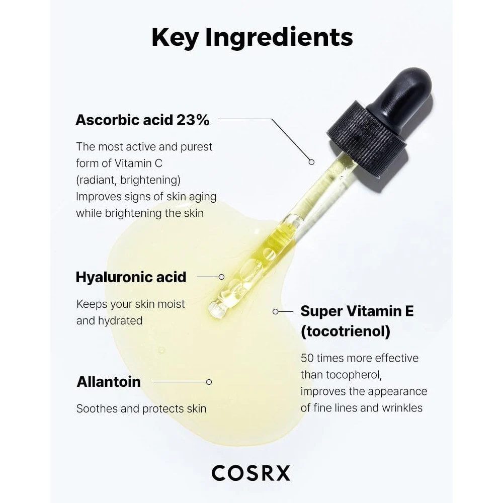 CosRx Advanced The Vitamin C 23 Super Vitamin E & Hyaluronic Acid Serum 20g - Image 8