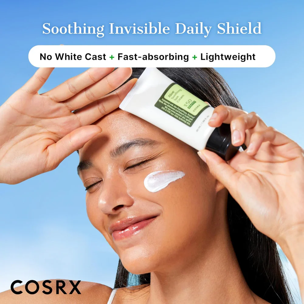 CosRx Aloe Soothing Sun Cream SPF50+ 50ml - Image 6