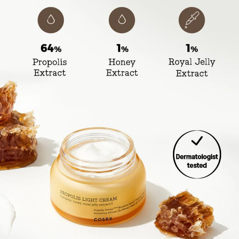 CosRx Full Fit Propolis Light Cream 65ml - Image 2