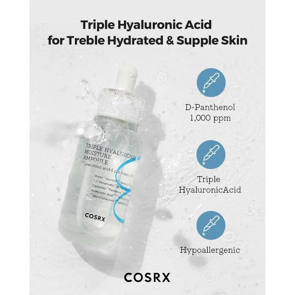 CosRx Hydrium Triple Hyaluronic Moisture Ampoule 40ml - Image 2