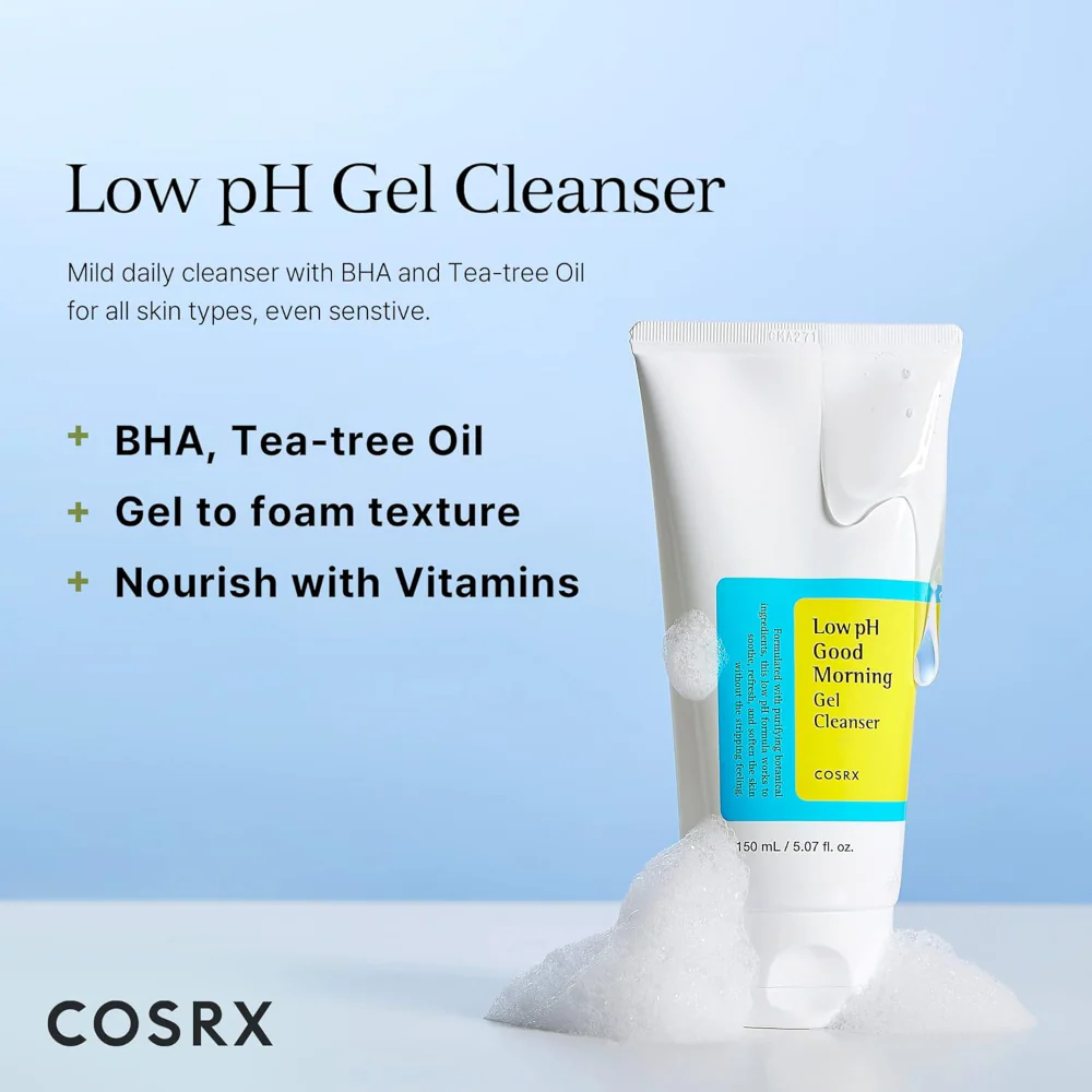 CosRx Low-pH Good Morning Gel Cleanser 150ml - Image 4