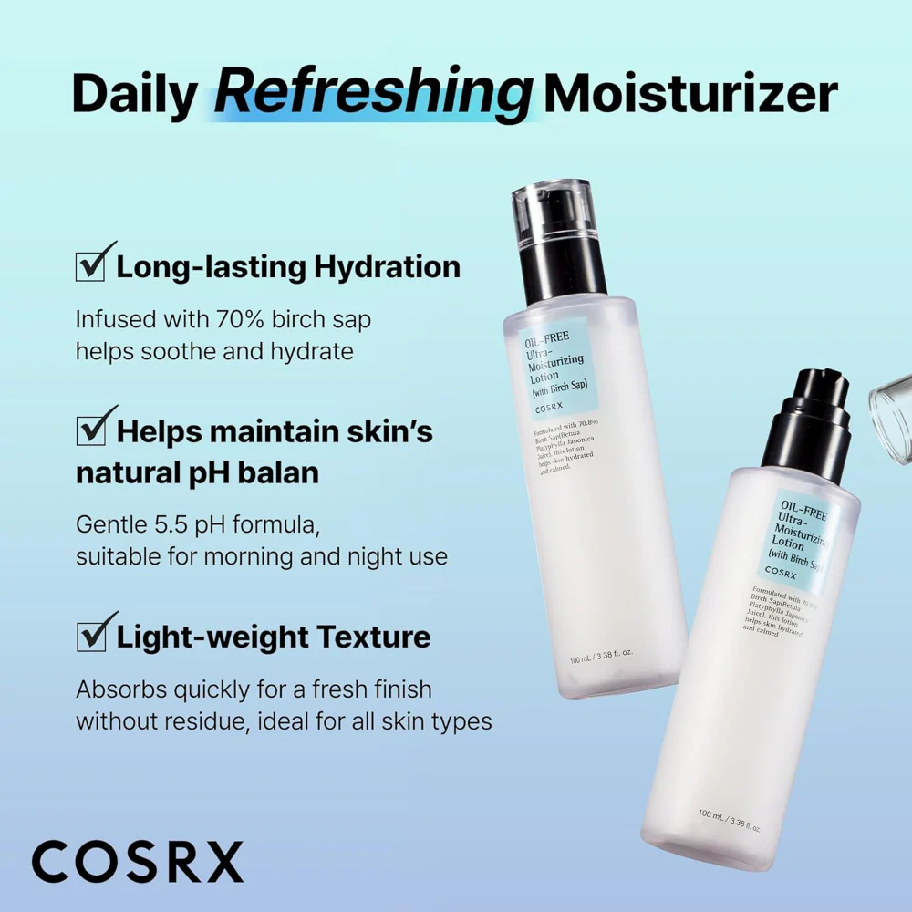 CosRx Oil-Free Ultra Moisturising Lotion 100ml - Image 3