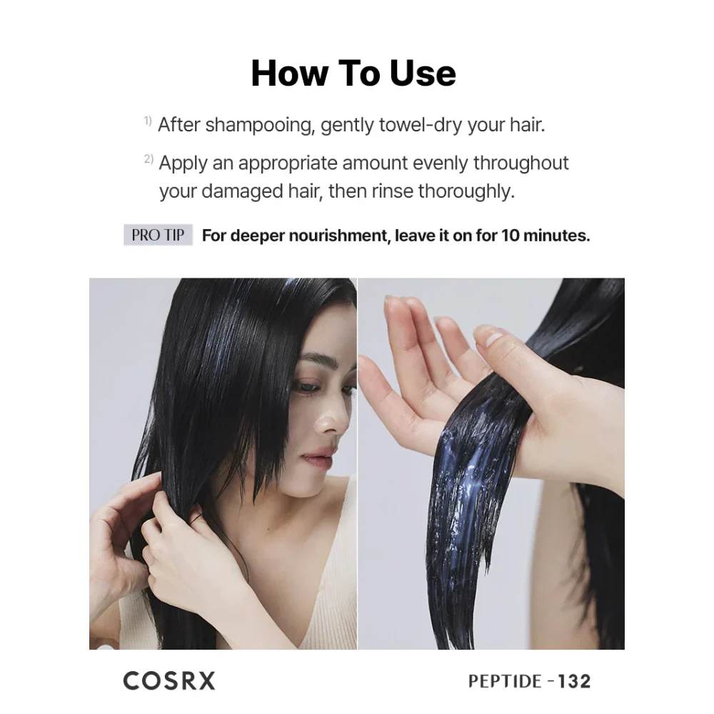 CosRx Peptide 132 Ultra Perfect Hair Bonding Treatment 120ml - Image 5