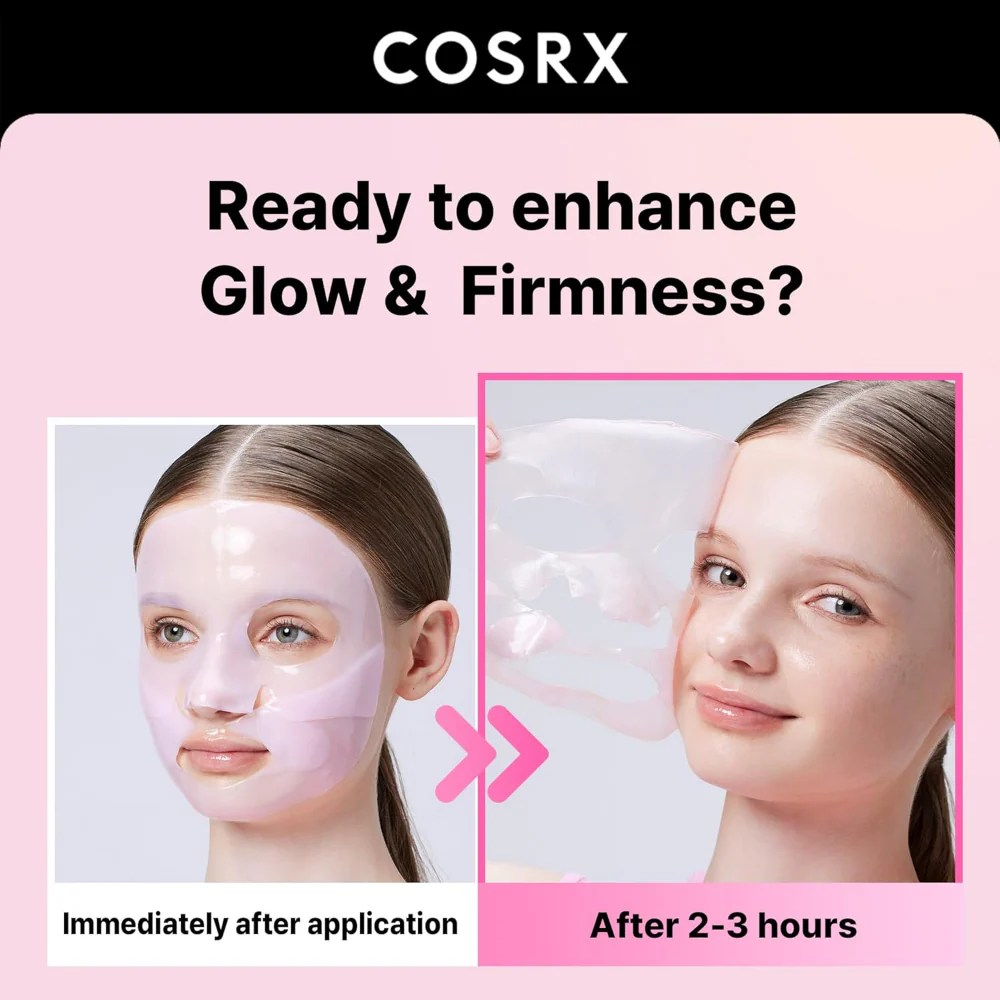 CosRx The Peptide Collagen Lifting Glow Hydrogel Sheet Mask 3 x 34g - Image 3