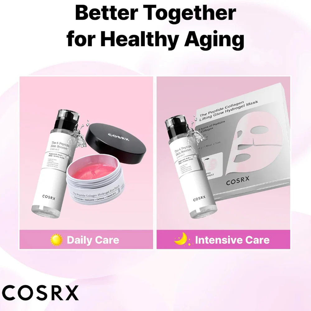 CosRx The Peptide Collagen Lifting Glow Hydrogel Sheet Mask 3 x 34g - Image 8